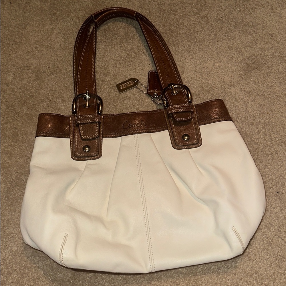 Vintage Coach Leather Purse Bag - Picture 9 of 11
